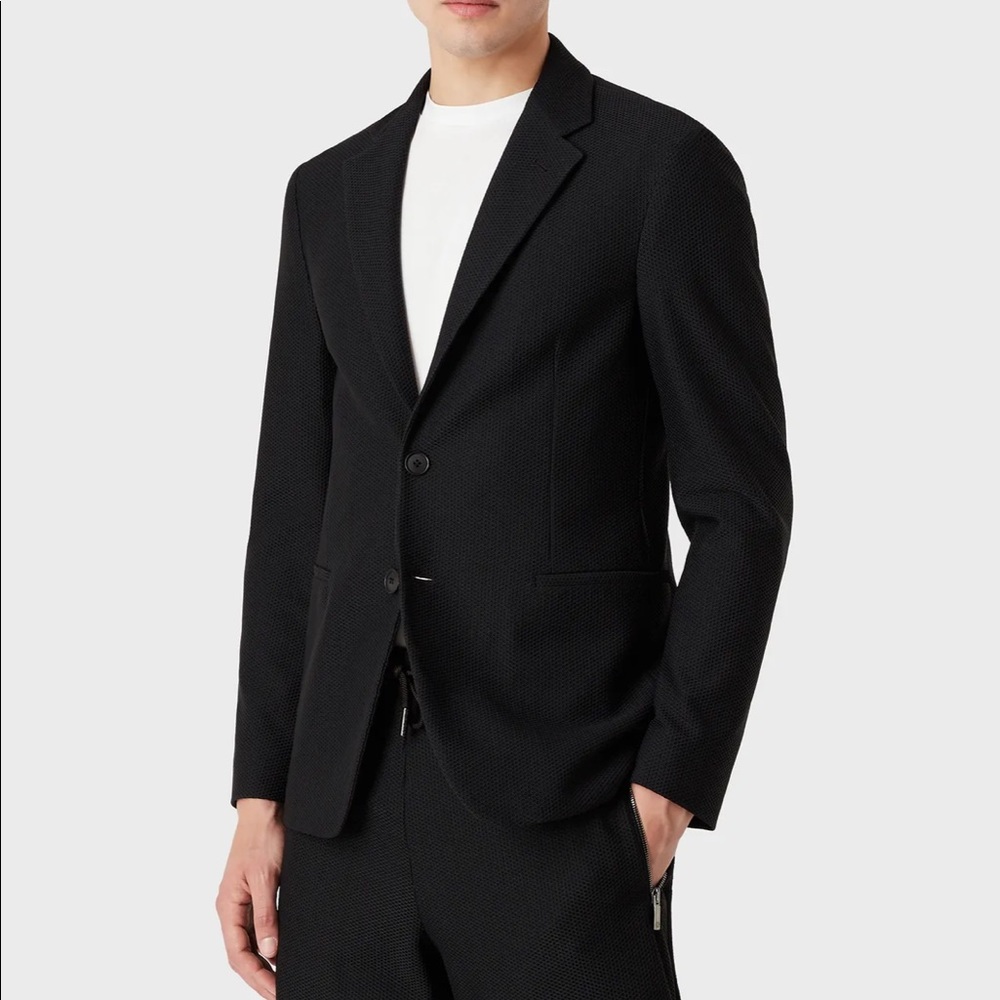 ARMANI Wool Black Blazer